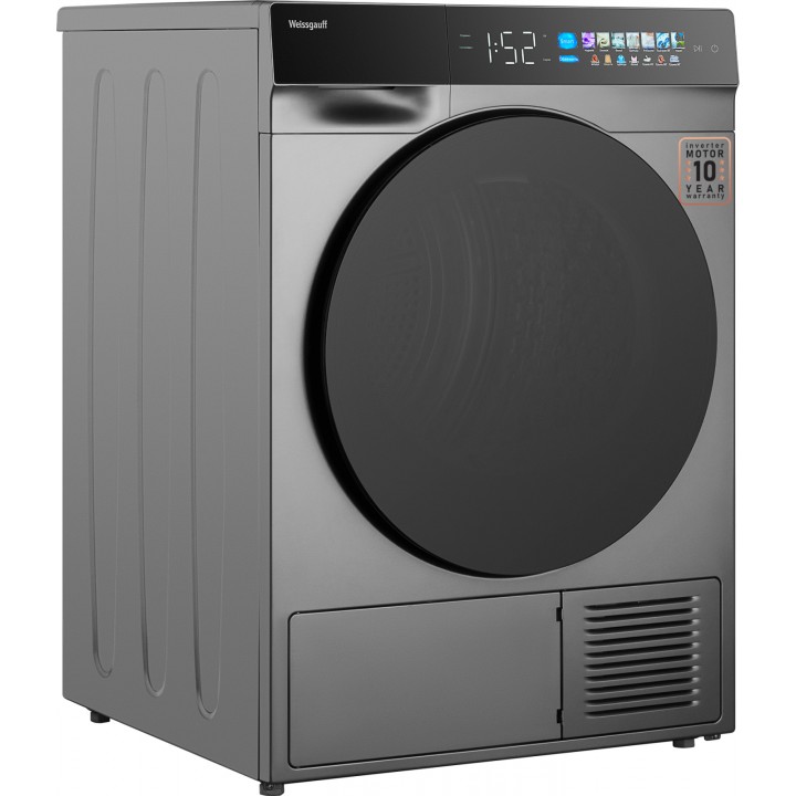 Фото Title Сушильная машина с инвертором и ультрафиолетом Weissgauff WD 998 Heat Pump Full Touch Silver - 15 Фото Alt Сушильная машина с инвертором и ультрафиолетом Weissgauff WD 998 Heat Pump Full Touch Silver - 15