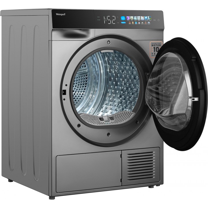 Фото Title Сушильная машина с инвертором и ультрафиолетом Weissgauff WD 998 Heat Pump Full Touch Silver - 16 Фото Alt Сушильная машина с инвертором и ультрафиолетом Weissgauff WD 998 Heat Pump Full Touch Silver - 16