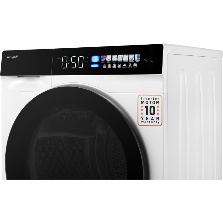 Фото Title Сушильная машина с инвертором и ультрафиолетом Weissgauff WD 999 Heat Pump Full Touch - 19 Фото Alt Сушильная машина с инвертором и ультрафиолетом Weissgauff WD 999 Heat Pump Full Touch - 19