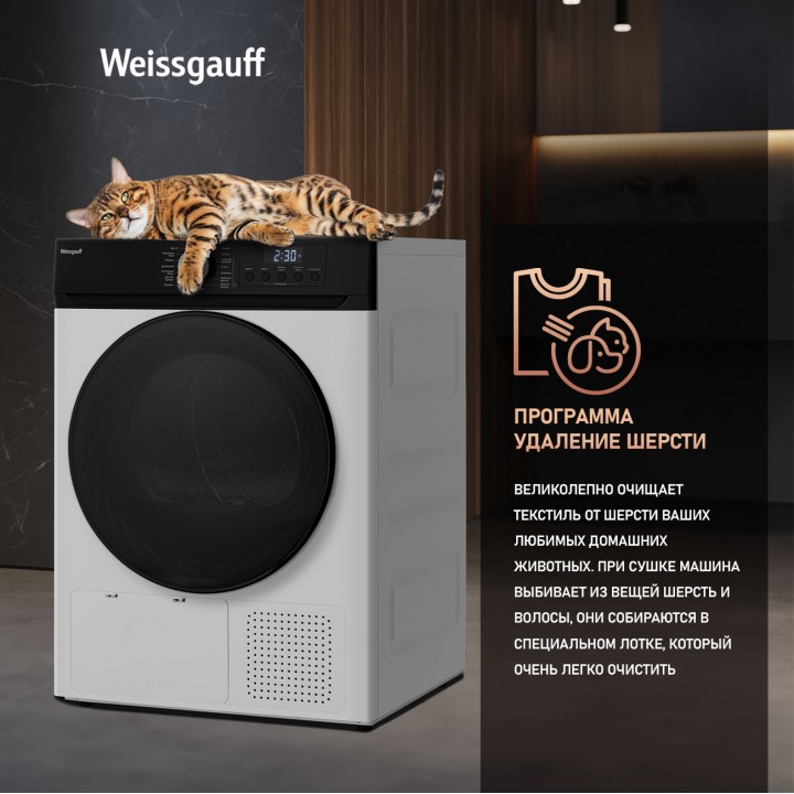 Фото Alt Сушильная машина Weissgauff  WD 6010 Heat Pump - 12