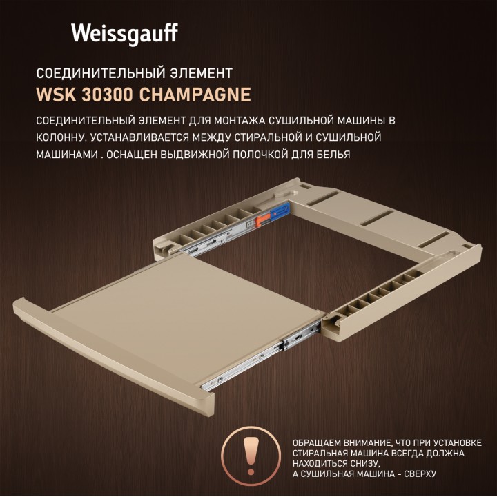 Фото Alt Сушильная машина Weissgauff  WD 6010 Heat Pump Champagne - 16