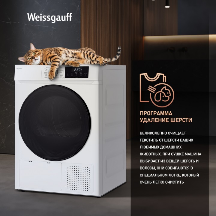Фото Alt Сушильная машина Weissgauff  WD 6109 Heat Pump - 12