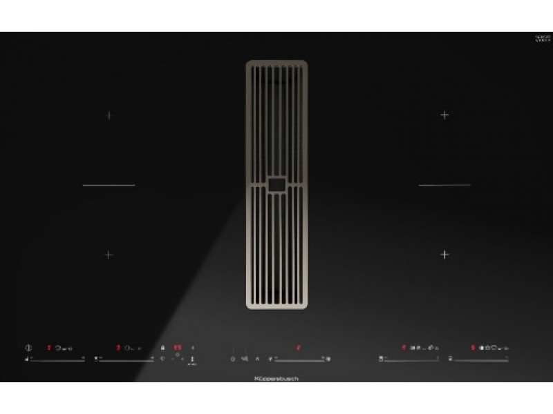 Фото Title Индукционная варочная панель с вытяжкой Kuppersbusch KMI 8590.0 SR Black Chrome Фото Alt Индукционная варочная панель с вытяжкой Kuppersbusch KMI 8590.0 SR Black Chrome