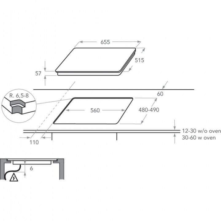 Фото Alt Рабочая поверхность KitchenAid KHIMS 66500 - 1