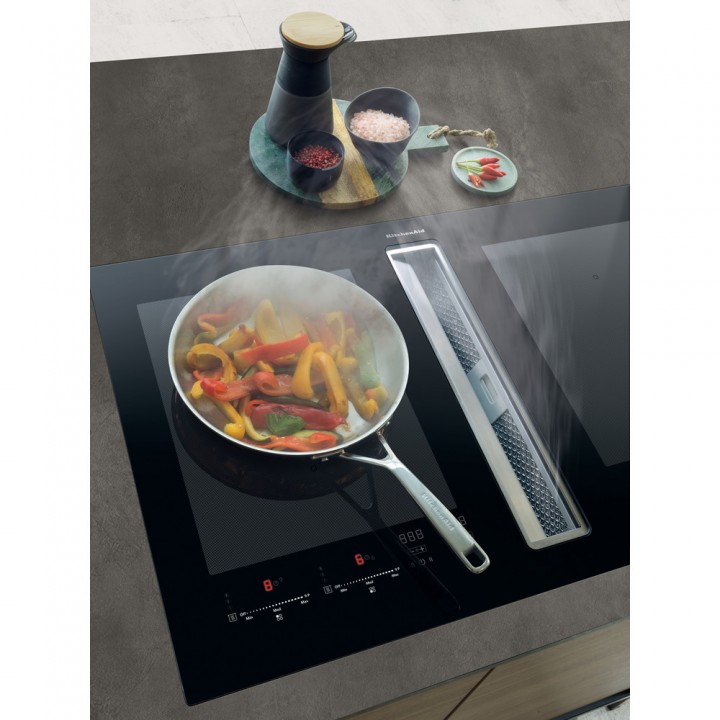Фото Alt Варочная панель с встроенной вытяжкой KitchenAid KHIVF 90000 - 1