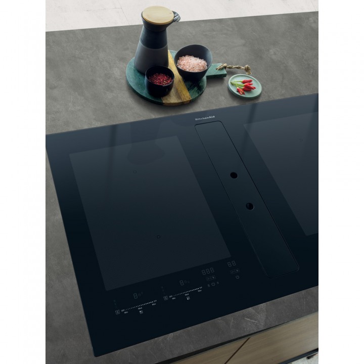 Фото Alt Варочная панель с встроенной вытяжкой KitchenAid KHIVF 90000 - 2