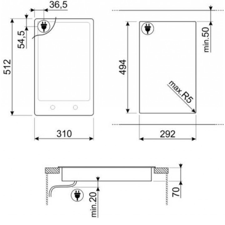 Фото Alt Варочная панель Smeg PGF32I-1 - 7