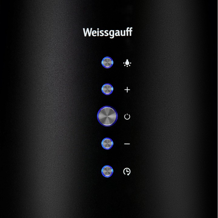 Фото Alt Кухонная цилиндрическая островная вытяжка Weissgauff  Tubus 1406 Island Black - 18