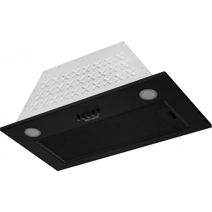 Фото Alt Кухонная встраиваемая вытяжка Weissgauff  Leaf 600 PB Full Black Enamel - 8