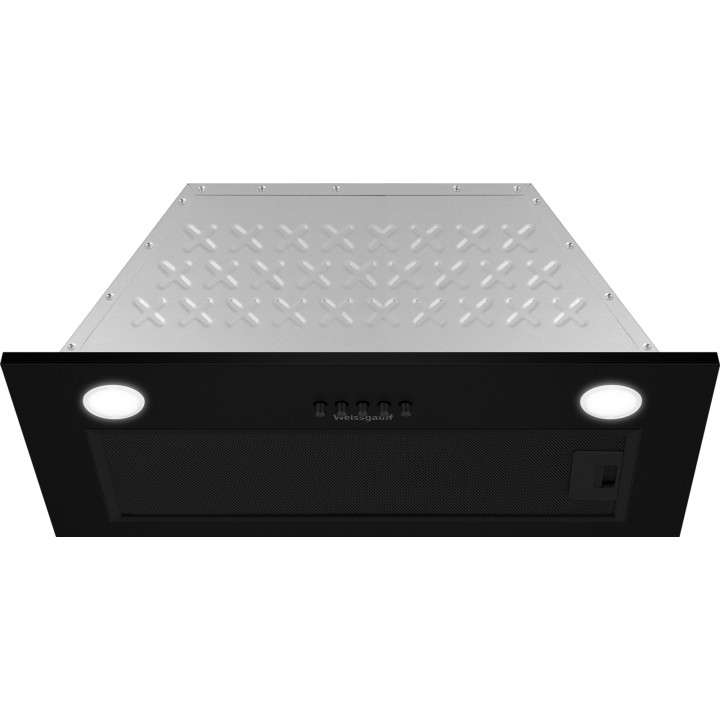 Фото Alt Кухонная встраиваемая вытяжка Weissgauff  Leaf 600 PB Full Black Enamel - 9