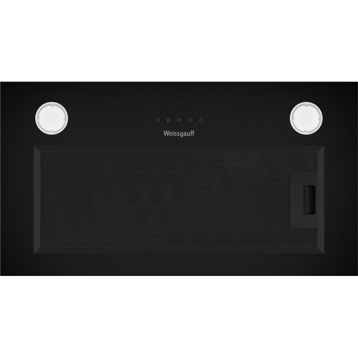 Фото Alt Кухонная встраиваемая вытяжка Weissgauff  Leaf 600 PB Full Black Enamel - 11