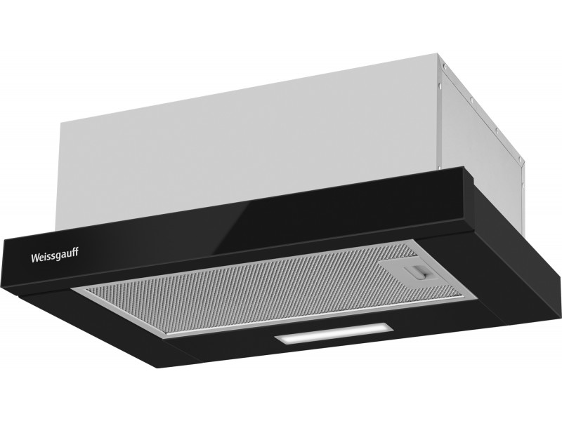 Фото Alt Кухонная встраиваемая вытяжка Weissgauff  TEL 450 Black Glass