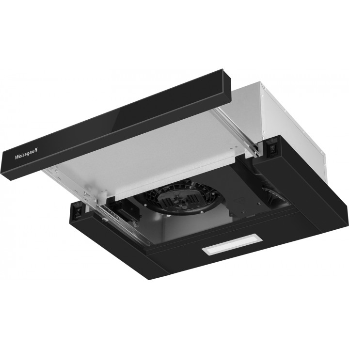 Фото Alt Кухонная встраиваемая вытяжка Weissgauff  TEL 450 Black Glass - 2