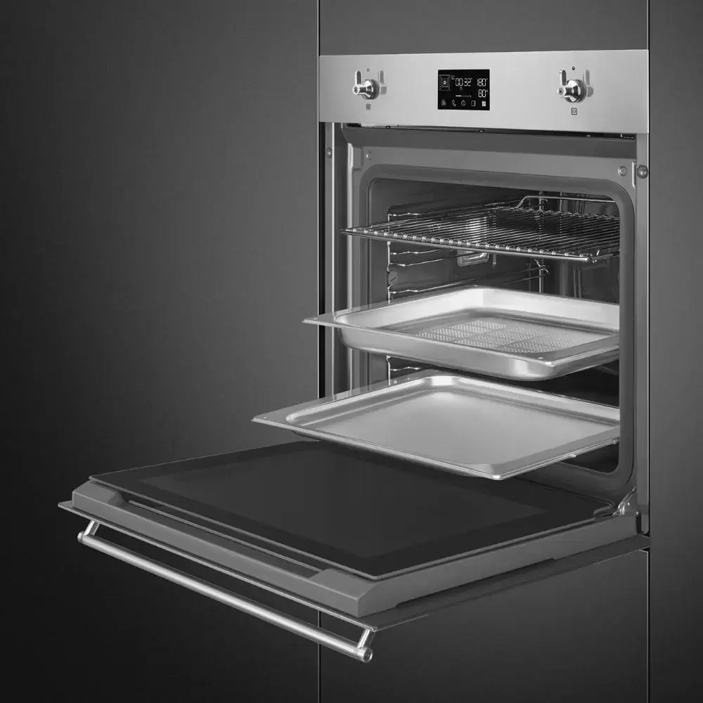 Фото Title Духовой шкаф с паром Smeg SO6302S3PX - 5 Фото Alt Духовой шкаф с паром Smeg SO6302S3PX - 5