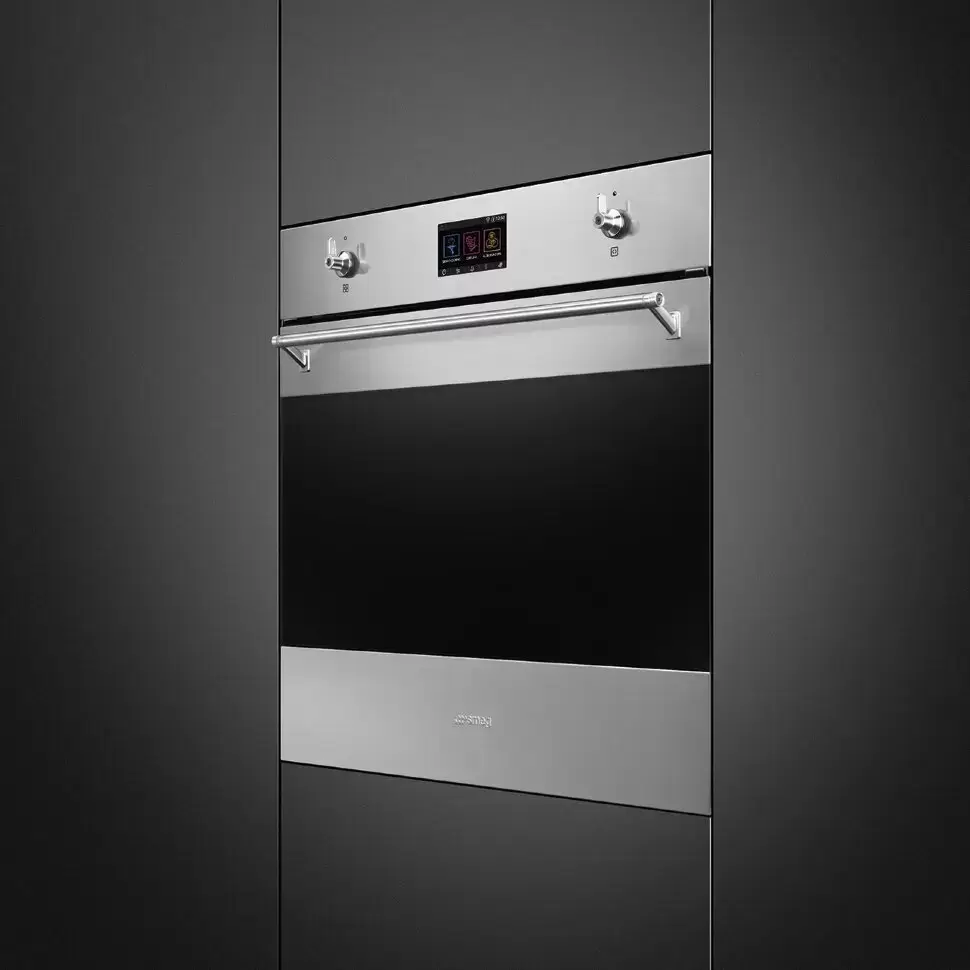 Фото Title Духовой шкаф с паром Smeg SO6303APX - 2 Фото Alt Духовой шкаф с паром Smeg SO6303APX - 2