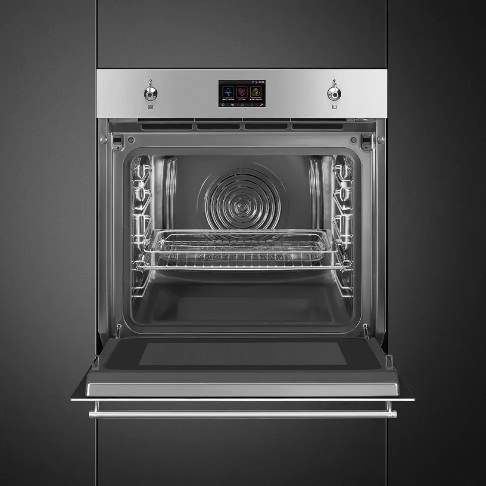 Фото Title Духовой шкаф с паром Smeg SO6303APX - 5 Фото Alt Духовой шкаф с паром Smeg SO6303APX - 5