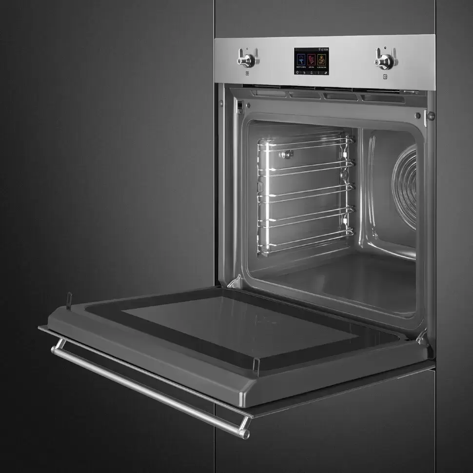 Фото Title Духовой шкаф с паром Smeg SO6303APX - 7 Фото Alt Духовой шкаф с паром Smeg SO6303APX - 7