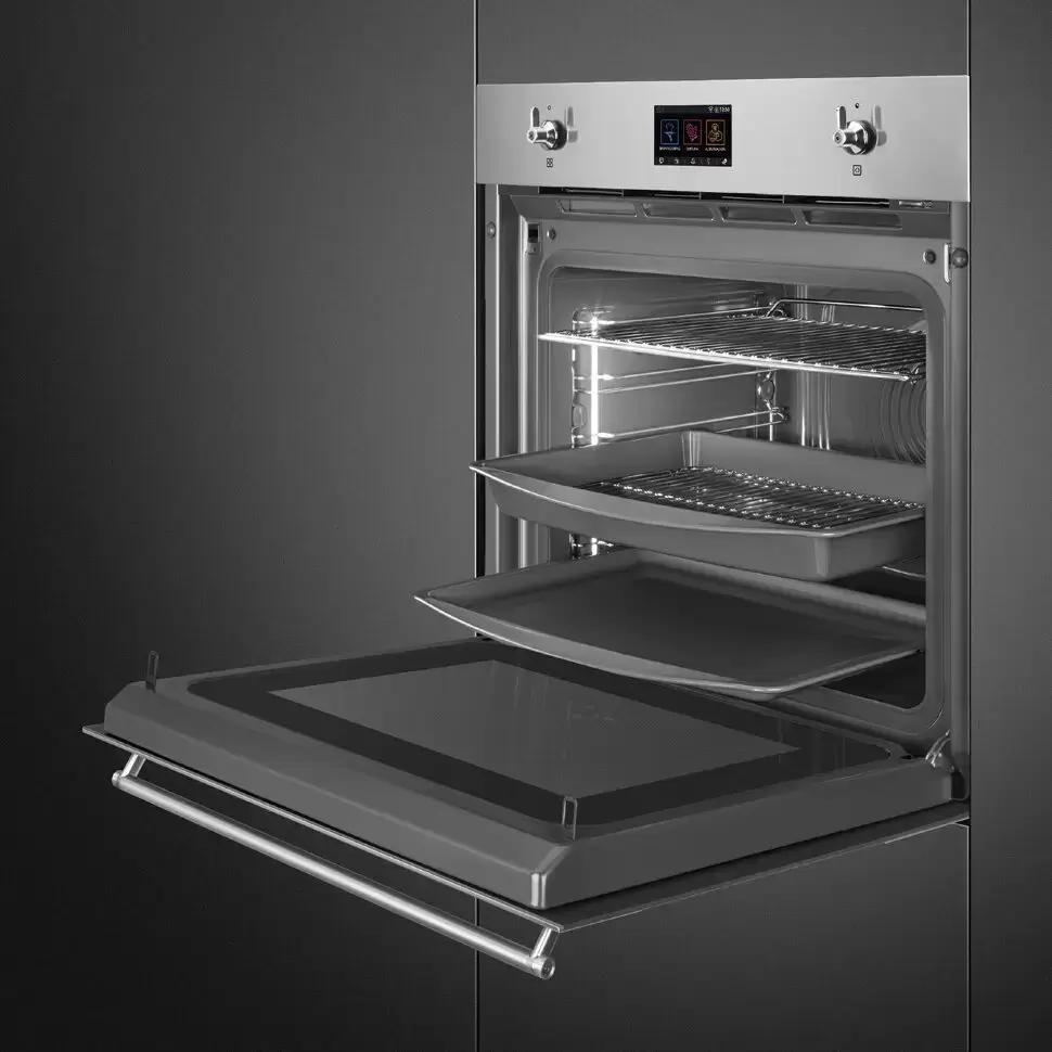 Фото Title Духовой шкаф с паром Smeg SO6303APX - 8 Фото Alt Духовой шкаф с паром Smeg SO6303APX - 8