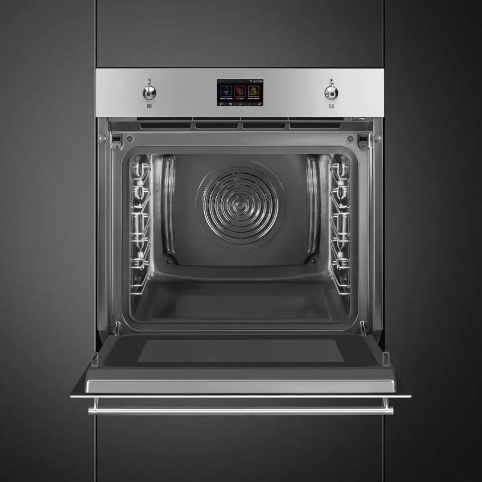 Фото Title Духовой шкаф с паром Smeg SO6303APX - 9 Фото Alt Духовой шкаф с паром Smeg SO6303APX - 9