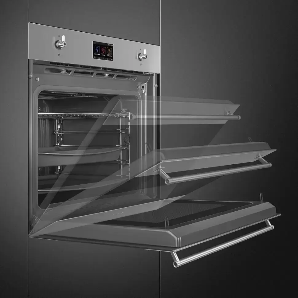 Фото Title Духовой шкаф с паром Smeg SO6303APX - 12 Фото Alt Духовой шкаф с паром Smeg SO6303APX - 12