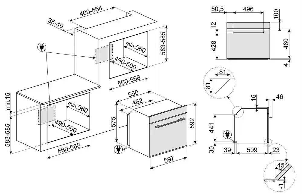 Фото Title Духовой шкаф Smeg SOP6102TB3 - 2 Фото Alt Духовой шкаф Smeg SOP6102TB3 - 2