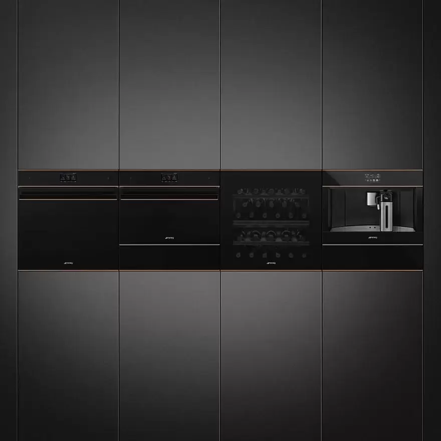 Фото Title Встраиваемый холодильный шкаф для вина Smeg CVI629NR3 - 6 Фото Alt Встраиваемый холодильный шкаф для вина Smeg CVI629NR3 - 6