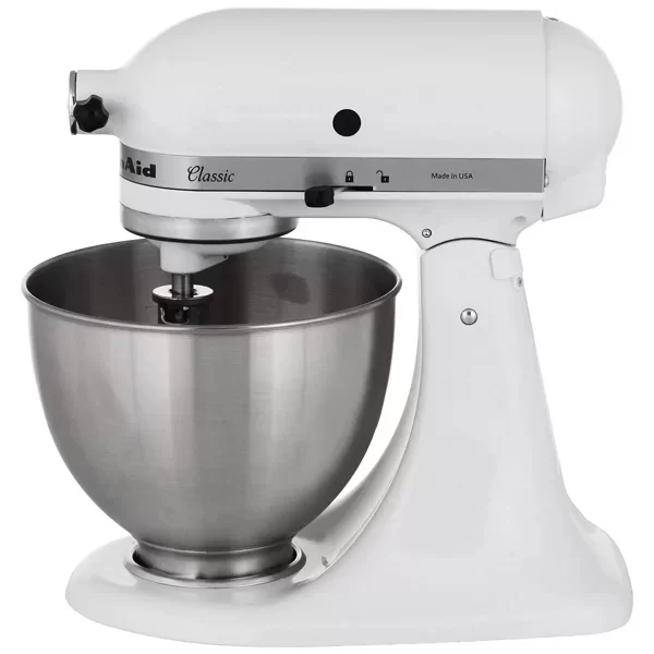 Фото Title Миксер KitchenAid 5K45SSEWH - 4 Фото Alt Миксер KitchenAid 5K45SSEWH - 4
