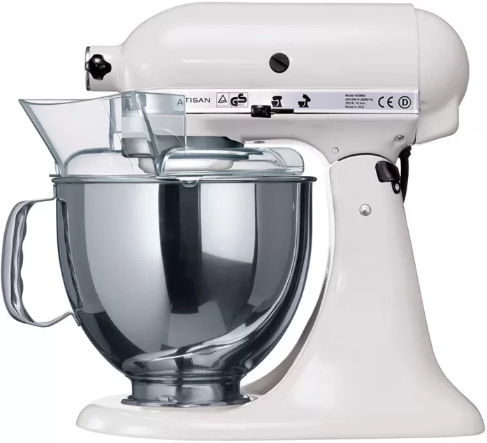 Фото Title Миксер KitchenAid KSM150PSEWH - 3 Фото Alt Миксер KitchenAid KSM150PSEWH - 3