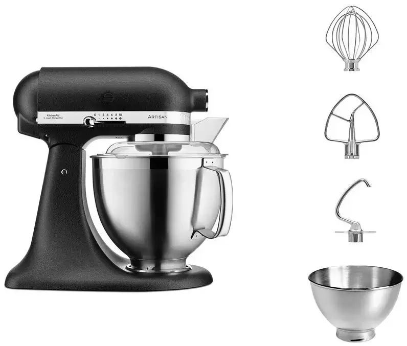 Фото Title Планетарный миксер KitchenAid 5KSM185PSEBK - 2 Фото Alt Планетарный миксер KitchenAid 5KSM185PSEBK - 2