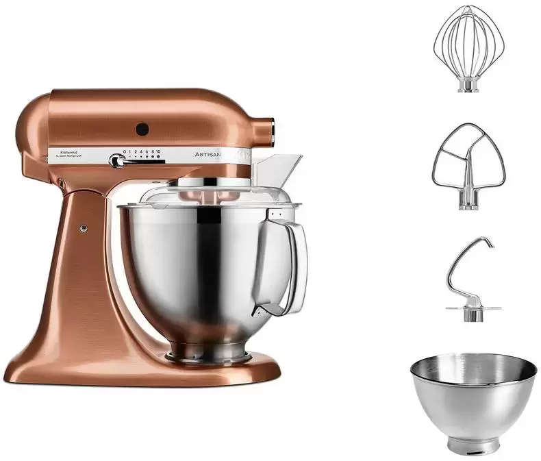Фото Title Планетарный миксер KitchenAid 5KSM185PSECP - 2 Фото Alt Планетарный миксер KitchenAid 5KSM185PSECP - 2