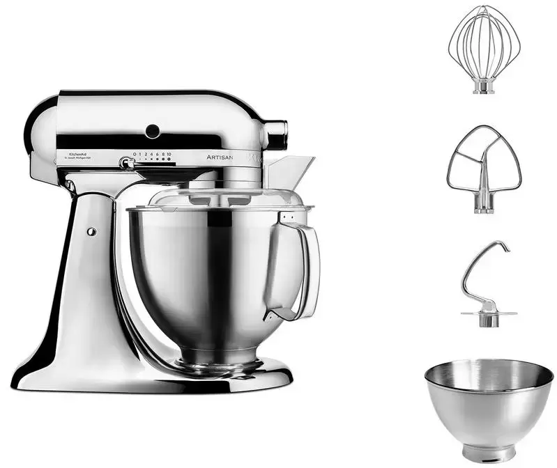 Фото Title Планетарный миксер KitchenAid 5KSM185PSECR - 2 Фото Alt Планетарный миксер KitchenAid 5KSM185PSECR - 2