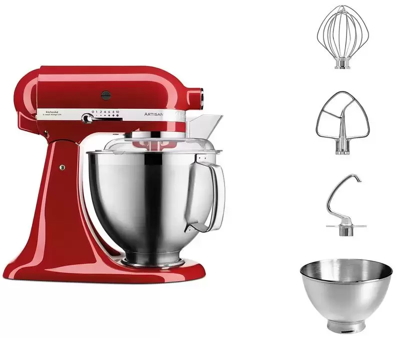 Фото Title Планетарный миксер KitchenAid 5KSM185PSEER - 2 Фото Alt Планетарный миксер KitchenAid 5KSM185PSEER - 2