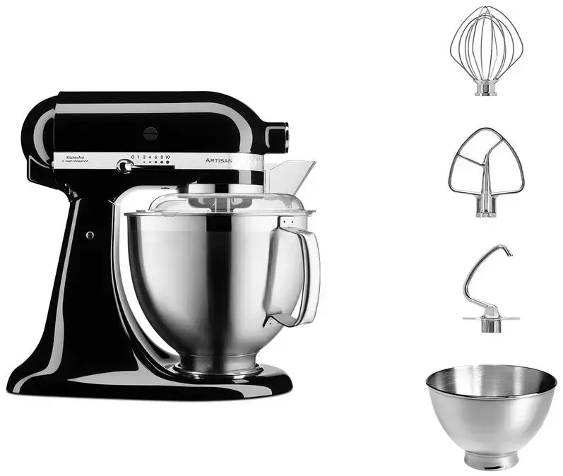 Фото Title Планетарный миксер KitchenAid 5KSM185PSEOB - 3 Фото Alt Планетарный миксер KitchenAid 5KSM185PSEOB - 3