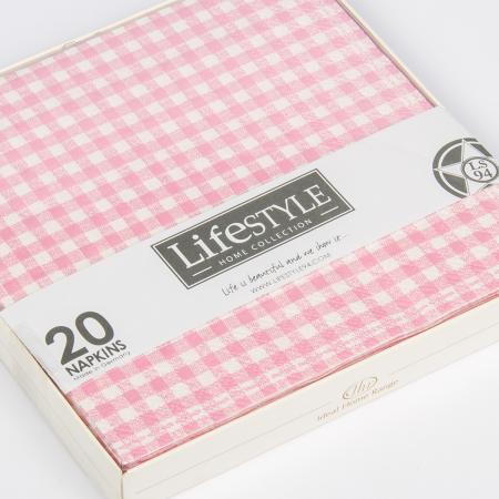 Lifestyle 120324 Салфетки бумажные, Ls94, розовые, 17*17 см. | Rustirka.RU - Интернет-магазин надежной бытовой техники в Москве