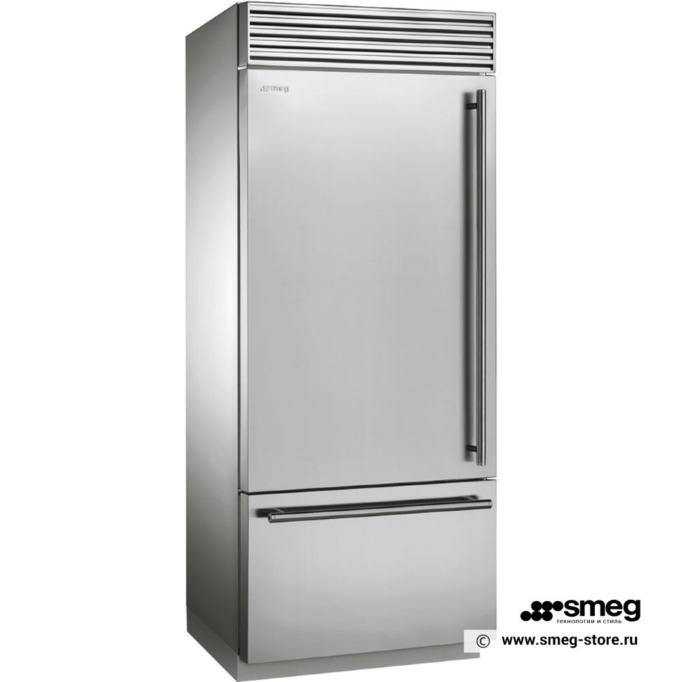 Отдельно стоящий холодильник SMEG RF396LSIX | Rustirka.RU - Интернет-магазин надежной бытовой техники в Москве