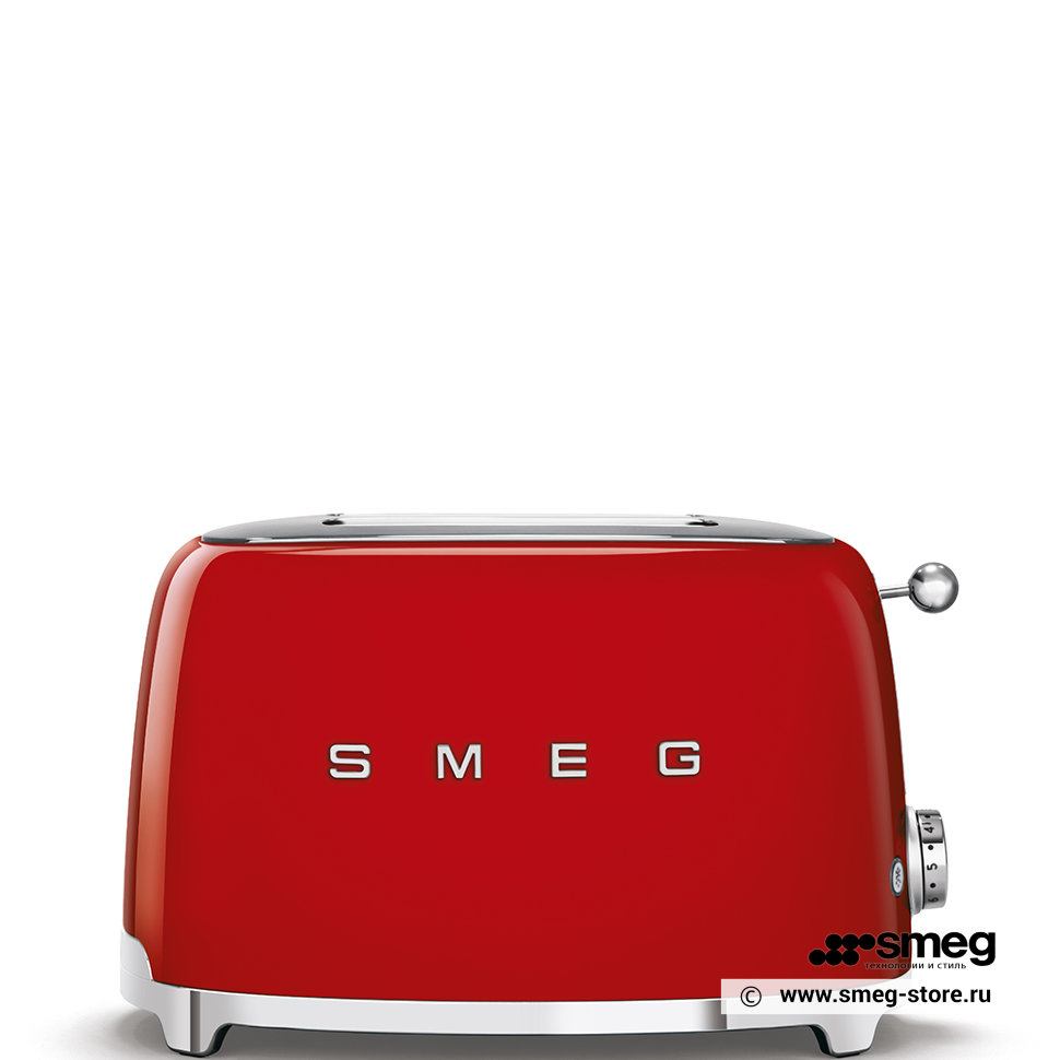 Тостер на 2 ломтика красный SMEG TSF01RDEU | Rustirka.RU - Интернет-магазин надежной бытовой техники в Москве