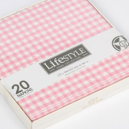 Lifestyle 120324 Салфетки бумажные, Ls94, розовые, 17*17 см. | Rustirka.RU - Интернет-магазин надежной бытовой техники в Москве
