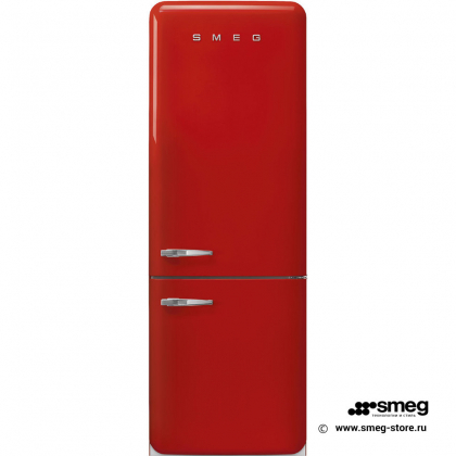 Отдельностоящий двухдверный холодильник SMEG FAB38RRD | Rustirka.RU - Интернет-магазин надежной бытовой техники в Москве