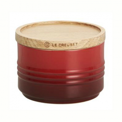 Большая банка для хранения с деревянной крышкой Le Creuset 91044402060099 | Rustirka.RU - Интернет-магазин надежной бытовой техники в Москве